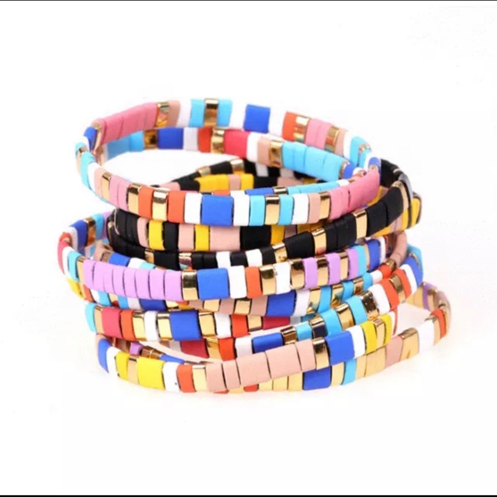 Bohemian Tila Bead Bracelet